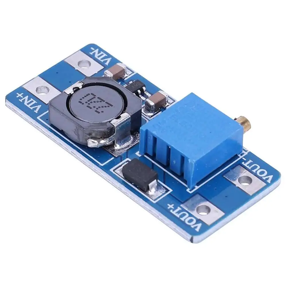 10PCS MT3608 DC-DC Step Up Converter Adjustable Booster Power Supply Module Voltage Regulator 2A Max 2V-24V To 5/9/12/28V