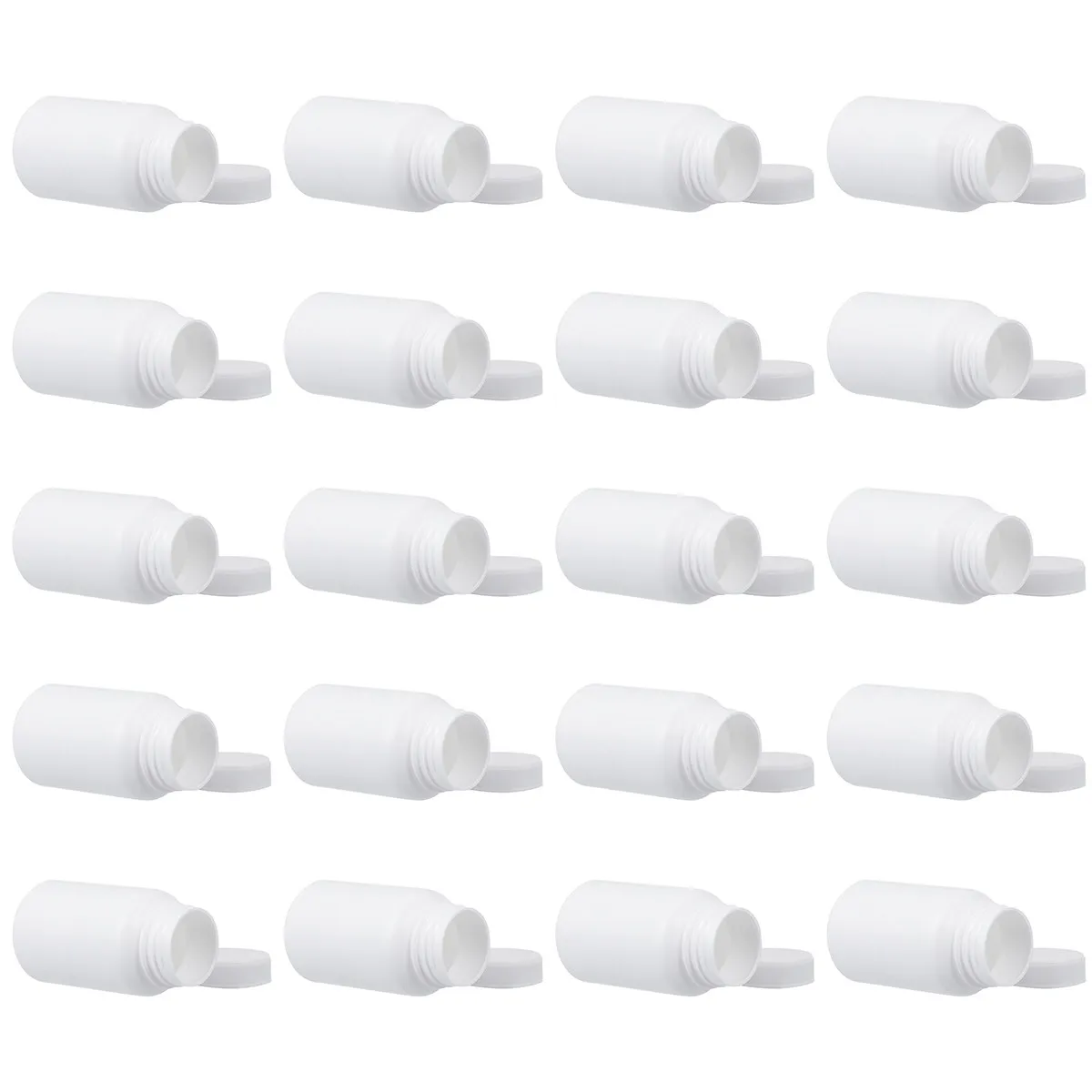 

20 шт. легких портативных влагонепроницаемых контейнеров для таблеток для путешествий, спиральный дизайн, контейнер для капсул