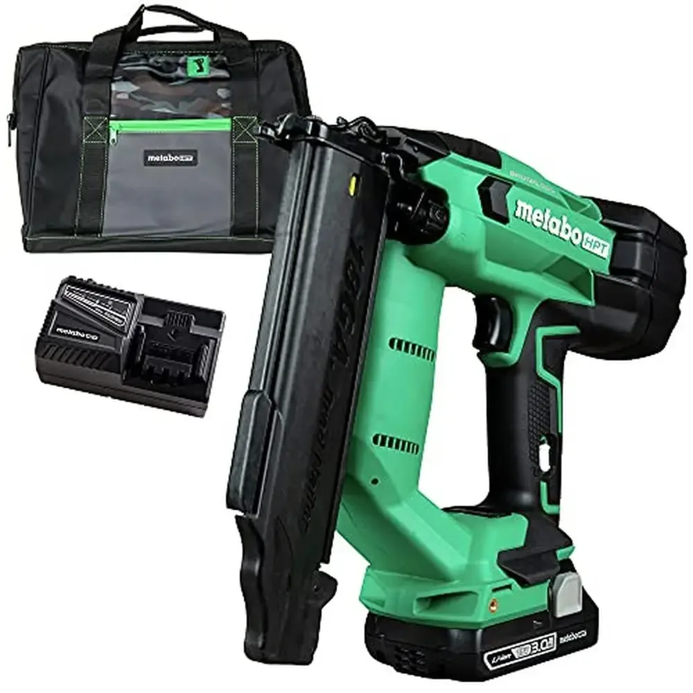 18V Brushless Lithium-Ion 18 Gauge Cordless Brad Nailer Kit 3Ah Compact Lightweight Air Spring Drive System 1,650 Nails/Charge