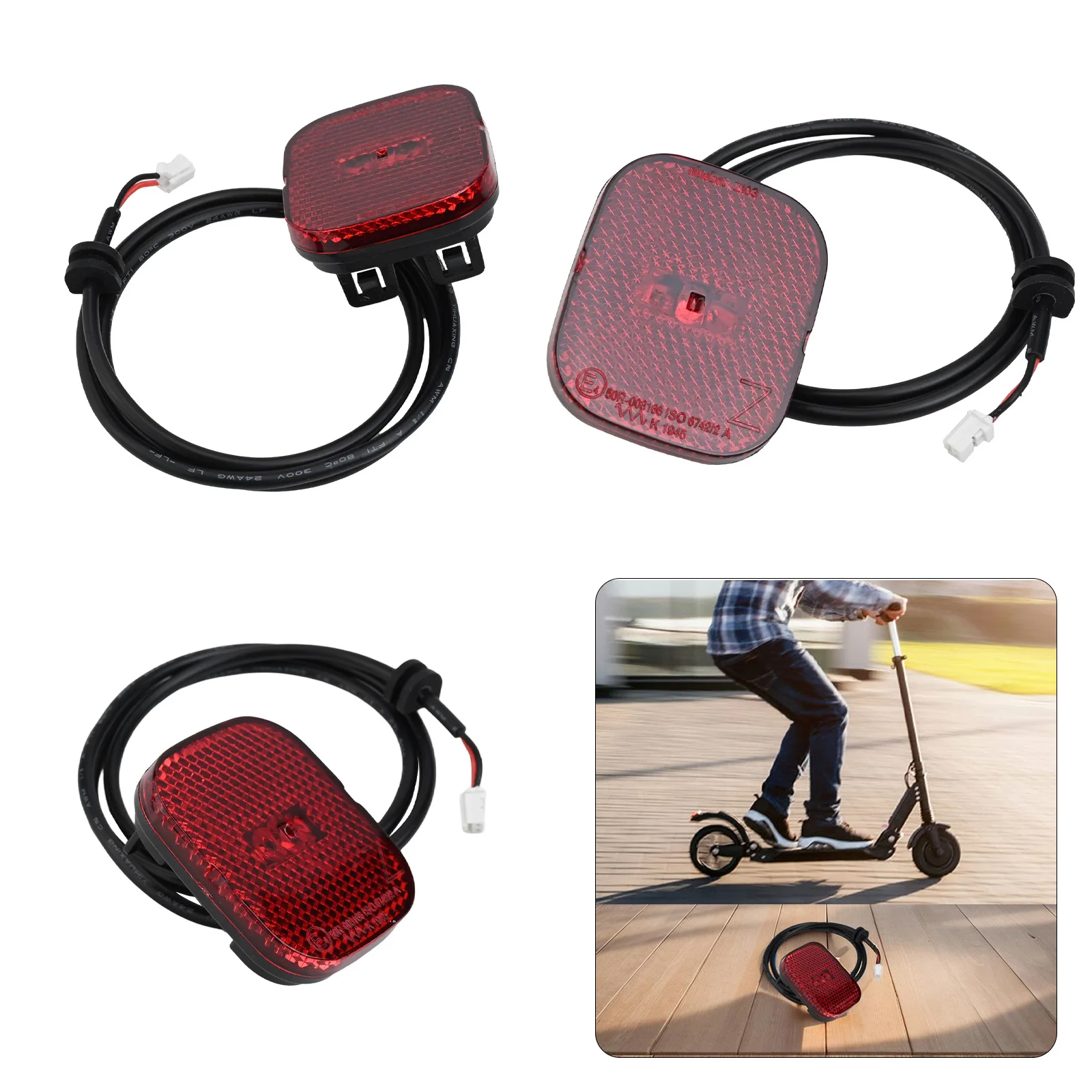 

Задний фонарь, светодиодный стоп-сигнал, скутеры для Ninebot G2 Max, запчасти для электрического скутера, аксессуары