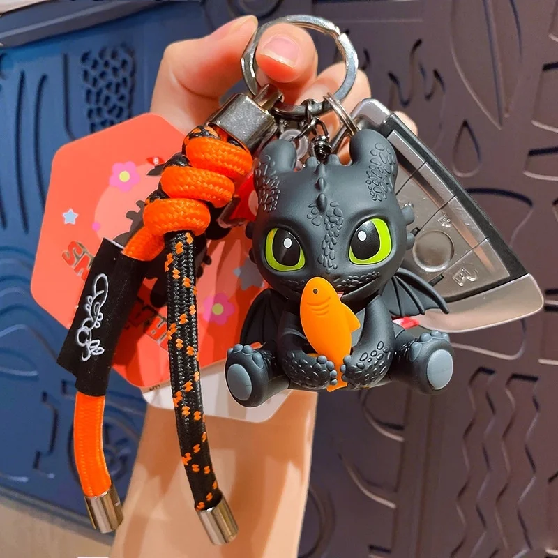 【In Stock】Authentic Dragon Taming Master Flying Toothless Boy Keychain New Bag Pendant Small Accessories Car Keychain Toys