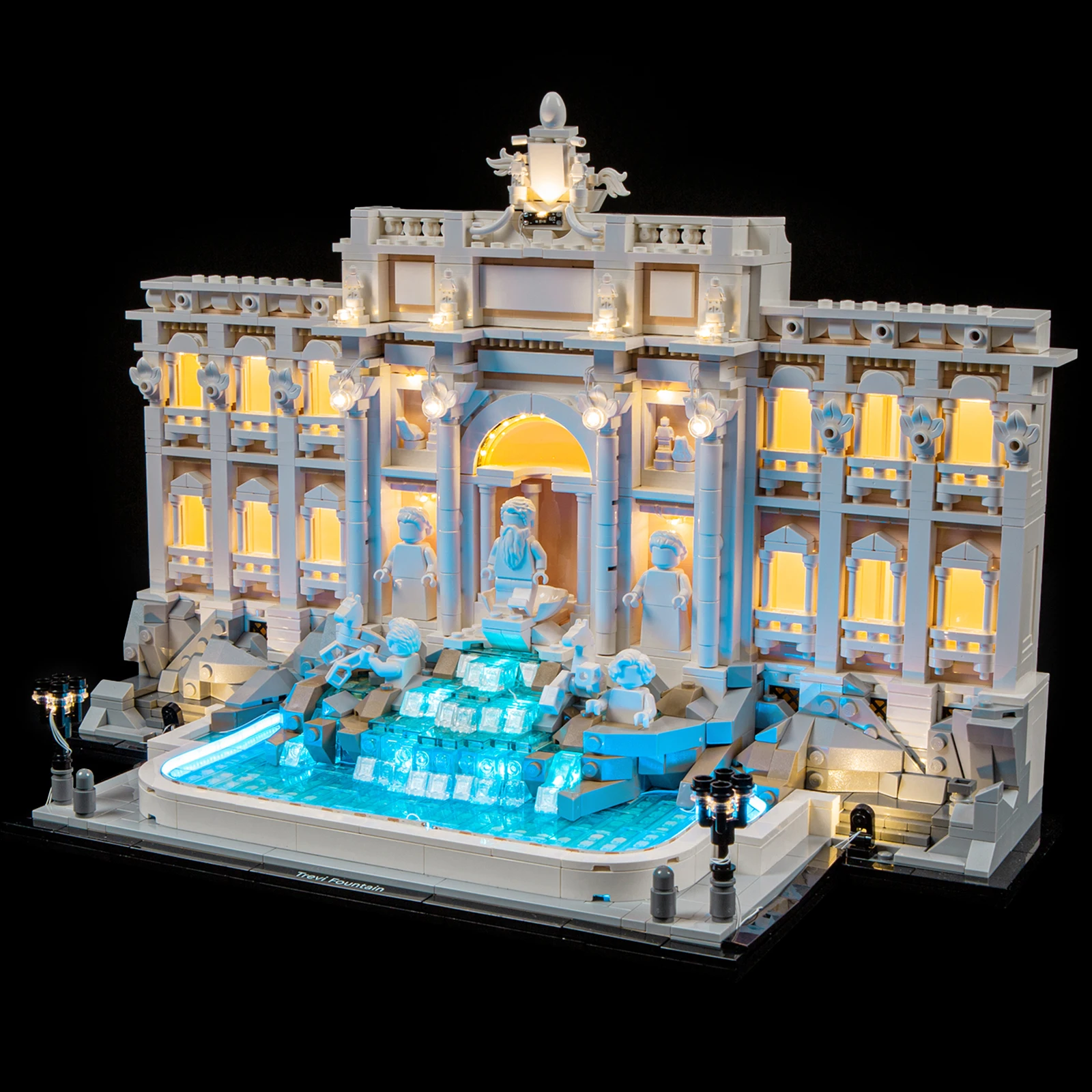 Kit d'éclairage pour fontaine Trevi, artisanat et artisanat 21062, blocs de construction non inclus (Kit d'éclairage Led uniquement), livraison depuis les états-unis