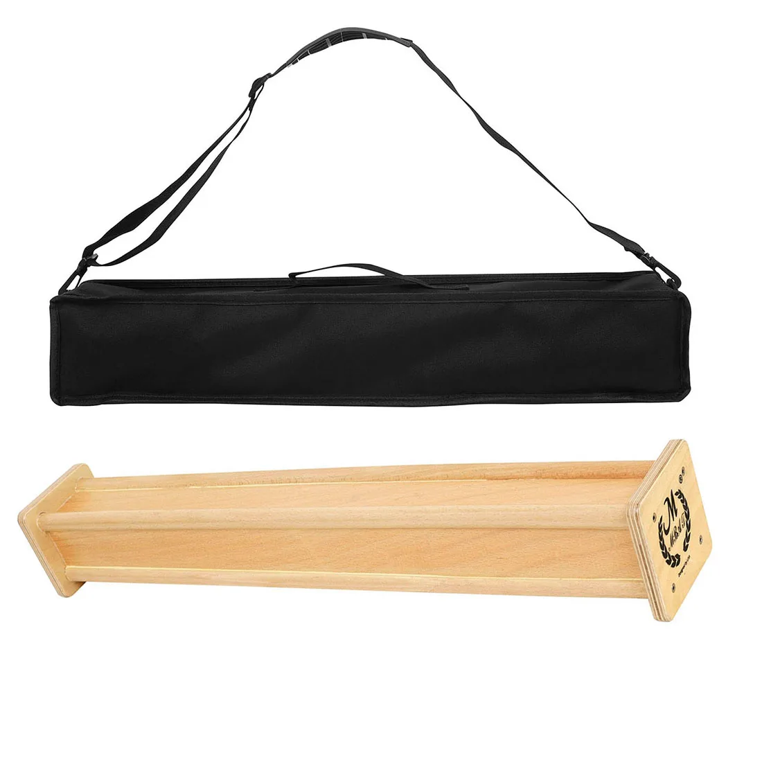 Portable Solid Wood Rain Sound Stick Orff Instrument Rain Sound Cylinder Rain Stick with Storage Bag Length of 63 CM