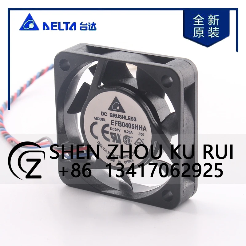 Delta 12V 24V 48V DC 5V 0.25A AC EC 4010 40X40X10MM 4CM switch Router axial Flow Projector Power Supply EFB0405HHA cooling fan