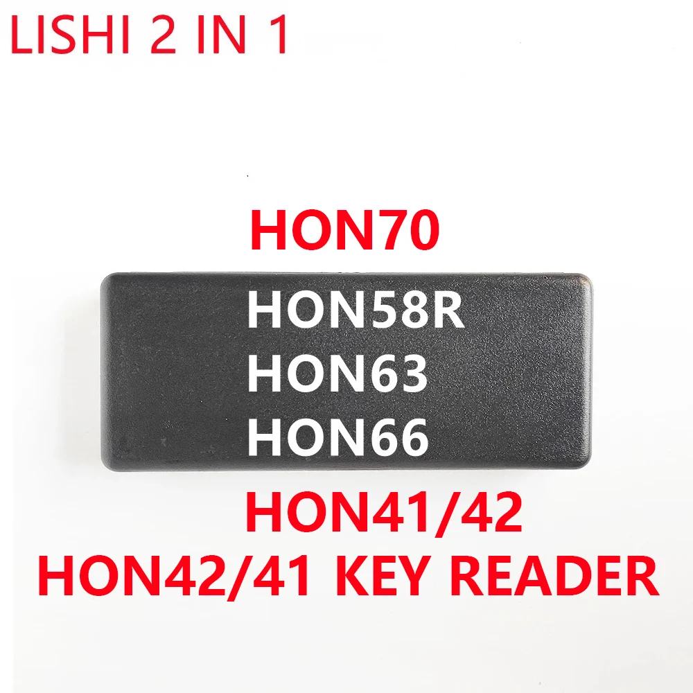 LISHI Asli 2 IN 1 HON58R HON63 HON66 HON70 HON41/42 HON42/41pembaca Kunci untuk Honda/Sepeda Motor Wave110i Wave1250i LISHI Alat