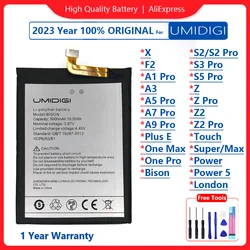 2023 New Original Battery For UMI Umidigi X G F2 A9 A7 A5 A3 A1 Z2 Z Touch One Max Power S2 Lite S3 S5 Pro BISON London PLUS E