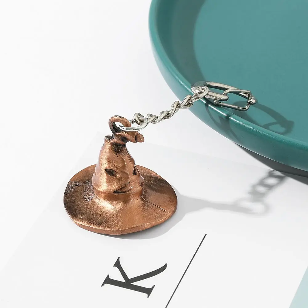 Harry Potter magic wand hourglass keychain, crown pendant accessory, cute decoration, fun gift for friends view 2