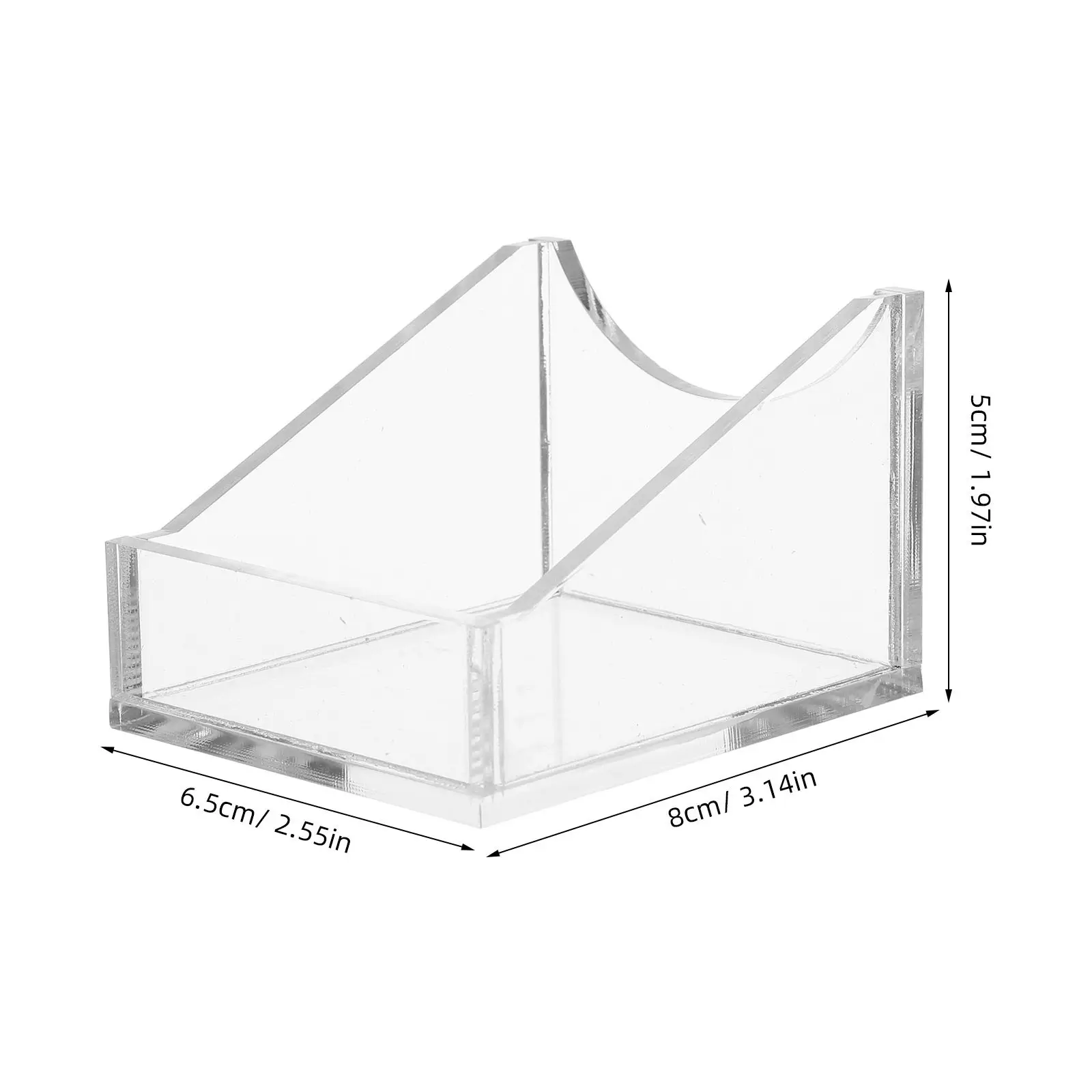 2Pcs Lab Serum Bottle Rack Tilted Acrylic Organizer Stable Chemical Reagent Holder Stand Compact Storage Tray for Scientific view 6