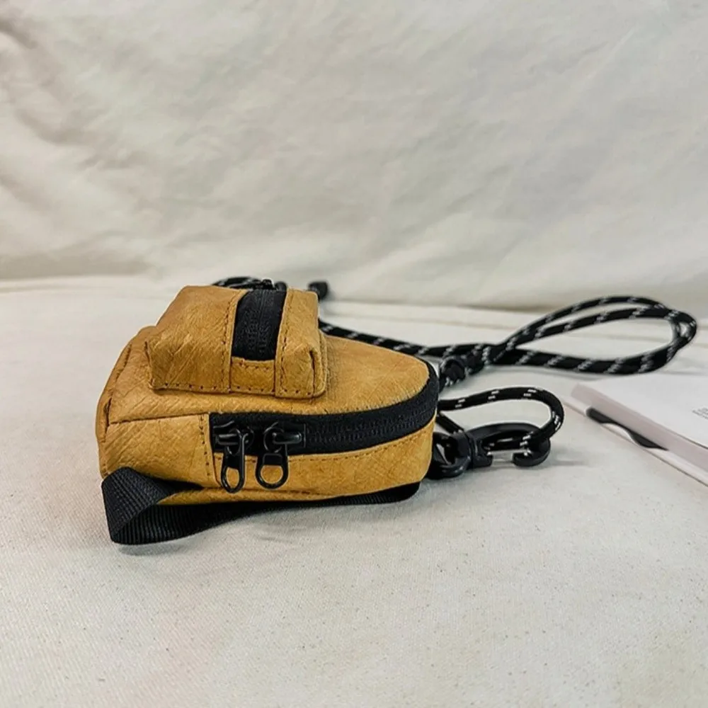 

Водонепроницаемый мужской кошелек для монет с подвеской, держатель для карт, корейский стиль Ins, маленькая сумка для хранения, органайзер для банковских карт, нейлоновый мужской мини-кошелек