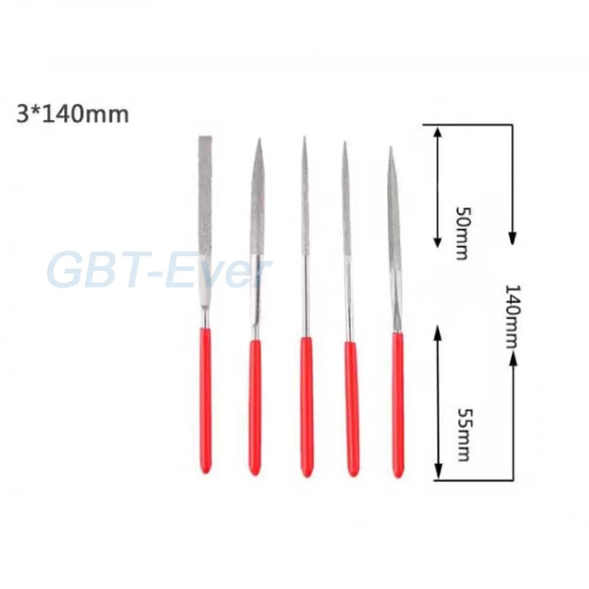1 Stuk Diamant Mini Naaldvijl 3X140Mm 5X180Mm Handig Gereedschap Keramische Ambachten Diy Hout Rasp Vijl Naald Sieraden Polijsten Carving Vijl