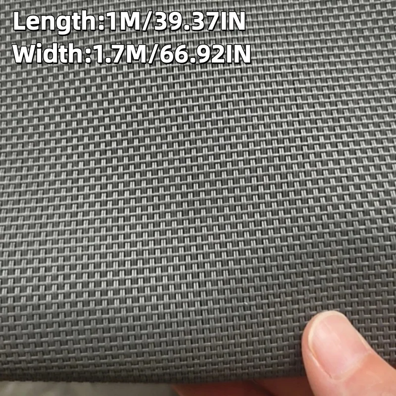 

Pre-cut 1M High Quality Encrypted Teslin Mesh Fabric Waterproof PVC Fabric For Diy Outdoor Chair Camp Bed Beach Lounge Pet Mat