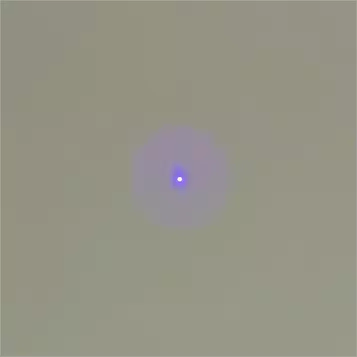 12X40 มม. 405nm 20mW จุดโฟกัสภายนอก Dot สีฟ้าสีม่วงโมดูลเลเซอร์ Star Light