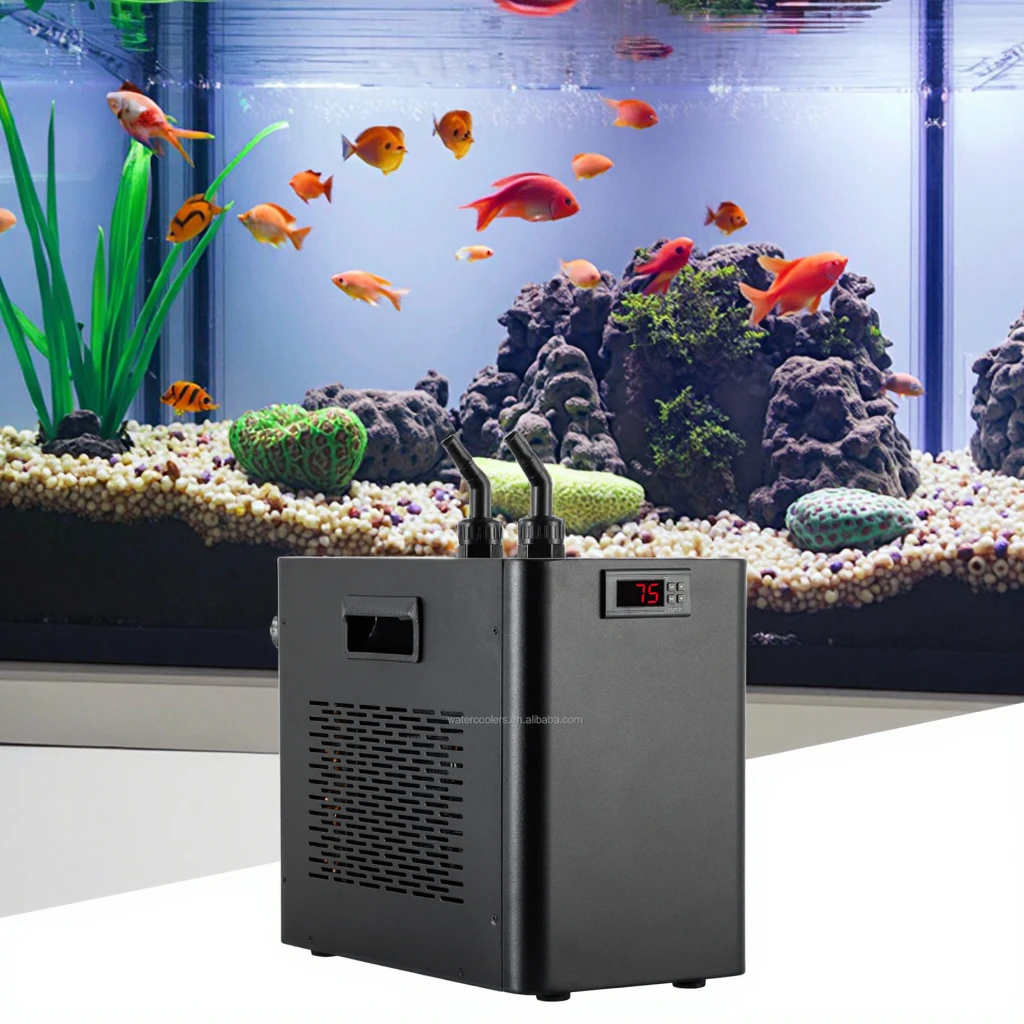 

160L 1 10Hp Water Chiller for Aquarium Fish Tank Hydroponics Mini Cooling System With Silent Compressor Home Use