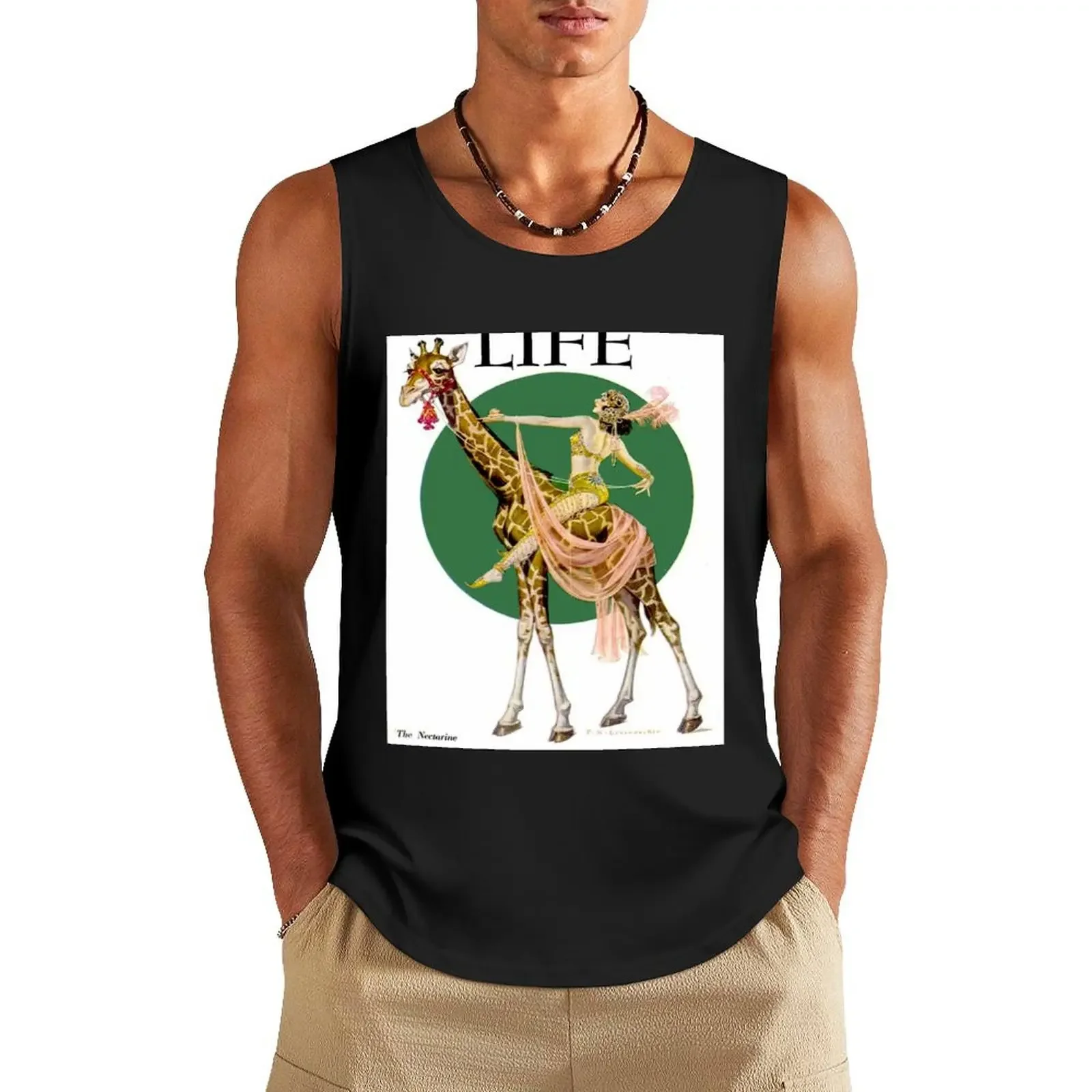 

LIFE : Vintage 1921 Magazine Advertising Print Tank Top Men's clothes vest men