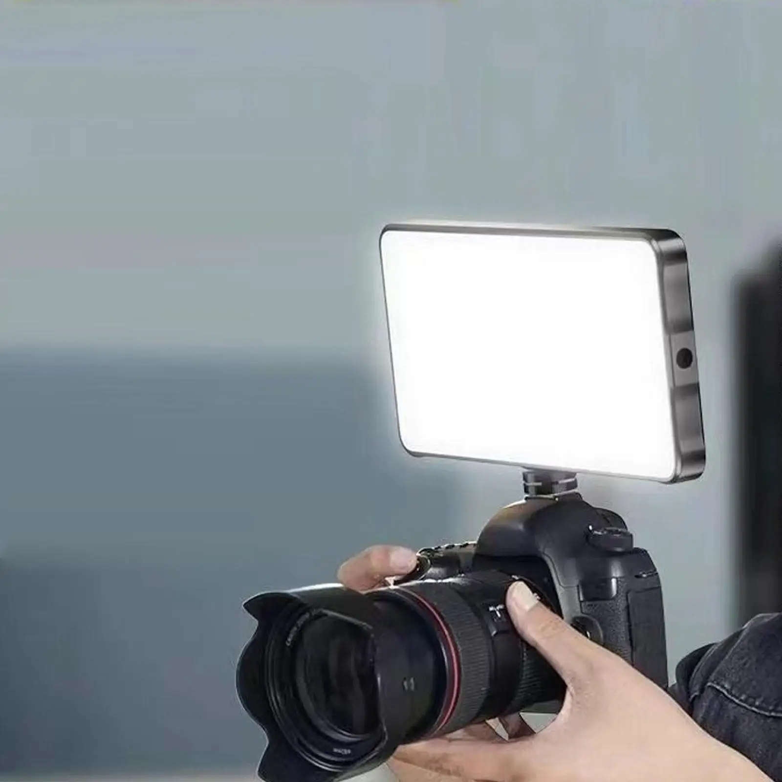 RGB Mini LED Video Light Dimmable for Video Conference Photos Taking Indoor Outdoor Live Broadcast Photography Selfie Lighting