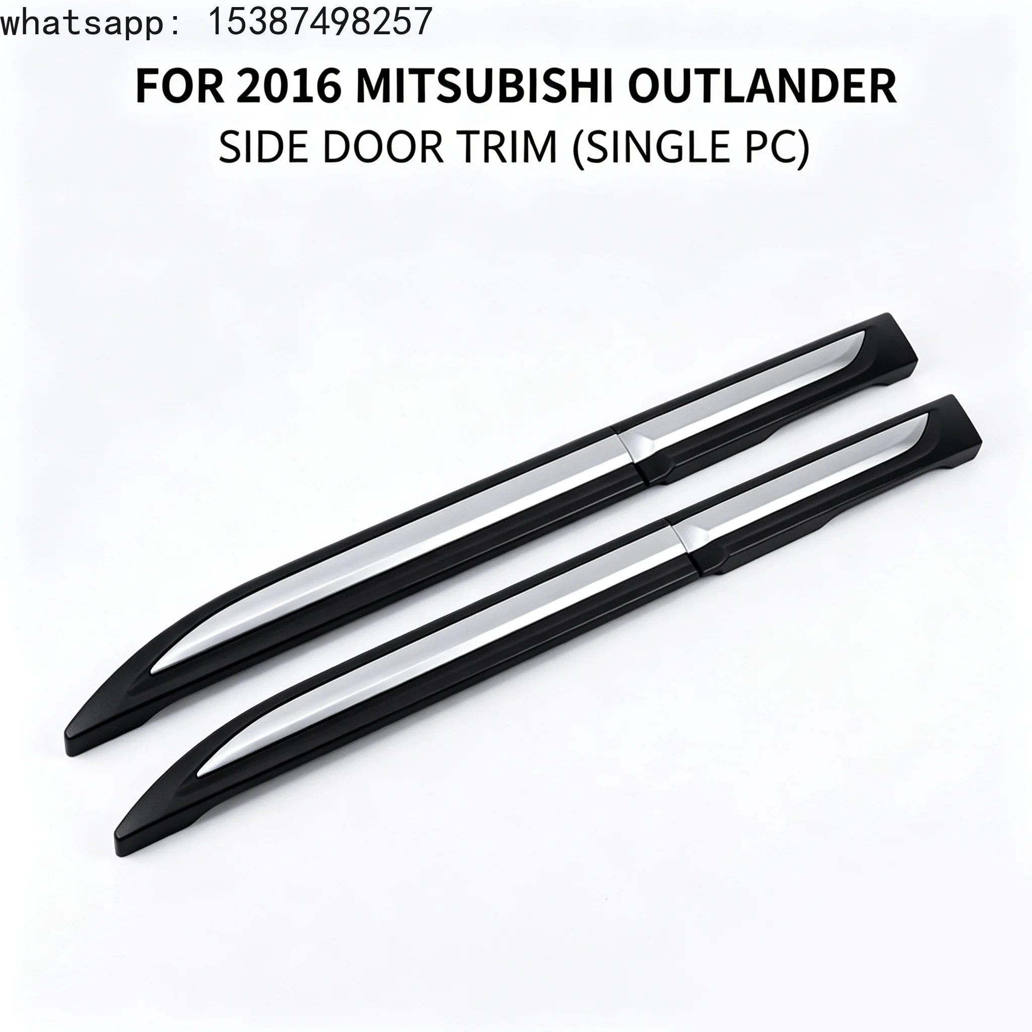 For 2016 Mitsubishi Outlander Long & Short Side Skirt Trim, Auto Body Side Molding Accessories