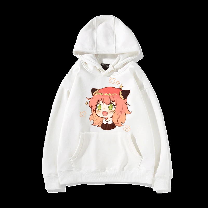 MINISO Spy Play House Ania Pull à capuche périphérique pour hommes et femmes automne et hiver japonais mignon décontracté polyvalent vêtements