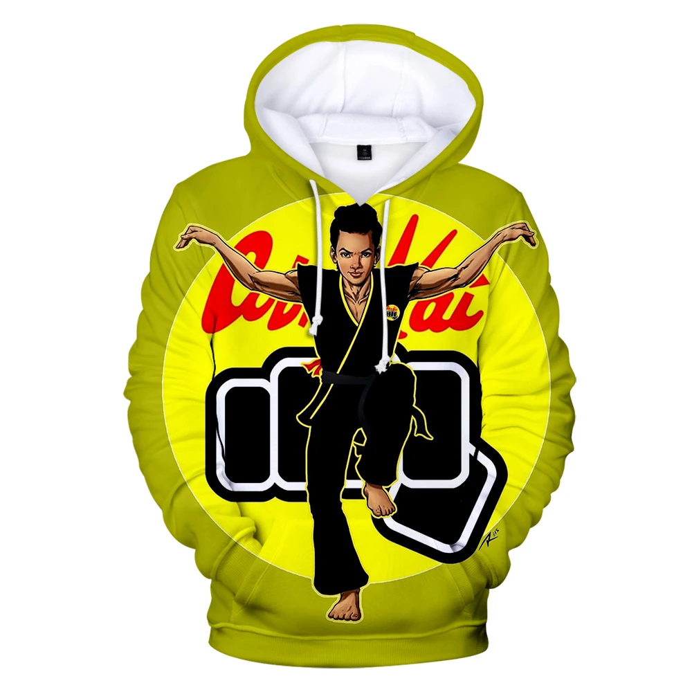 2023 NEW Fashion Casual Popular Cobra Kai 3D Printed Hoodies Men Women Autumn Streetwear Oversized Hooded Sweatshirts