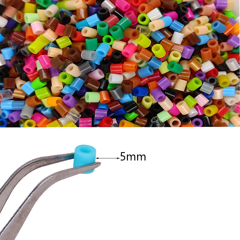 Fuse Beads Kit 5MM 3D Pixel Puzzle Iron Beads Handmade Crafts Decor DIY Make Puzzle High Quality Melting Beads Children\'s Toys
