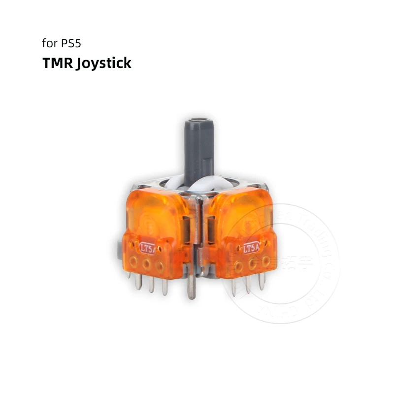 Pro gaming tmr joystick polegar grip kit com chave de fenda, tampas de polegar para ps5, diy personalizar acessórios de reparo do controlador