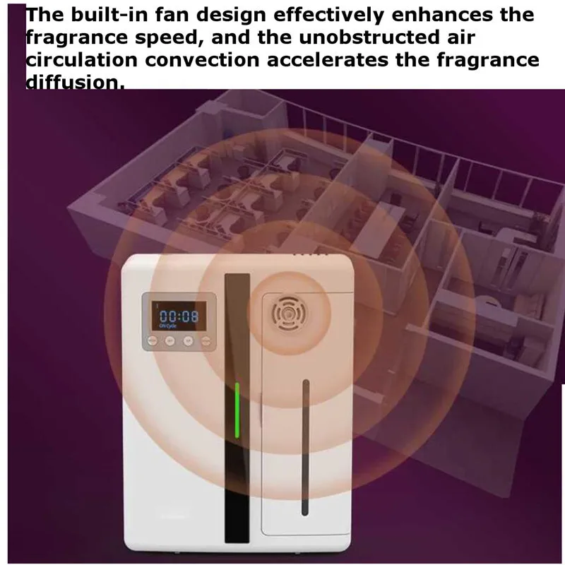 12 V Aroma-Duftmaschine, 160 ml, Diffusor für ätherische Öle für Hotel, Unternehmen, kommerzielles KTV, 100 m2 Dufteinheit, Parfümspray