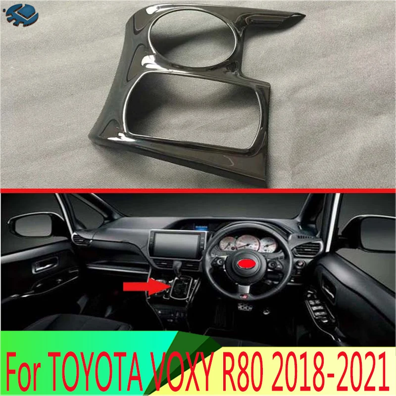 

Для TOYOTA VOXY R80 правый руль 2018-2021 ABS хромированная панель переключения передач, накладка на центральную консоль