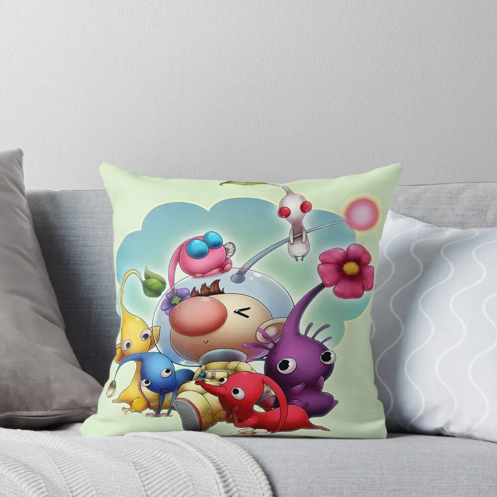 Captain olimer pikmin Throw Pillow pillow pillowcase anime girl pillow