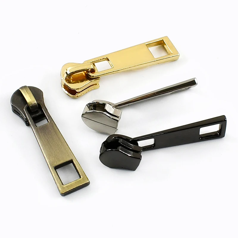 

50Pcs 3# 5# Nylon Zipper Puller Zip Sliders Backpack Sealing Zippers Repair Kit Clothing Decor Zips Head DIY Sewing Accessories