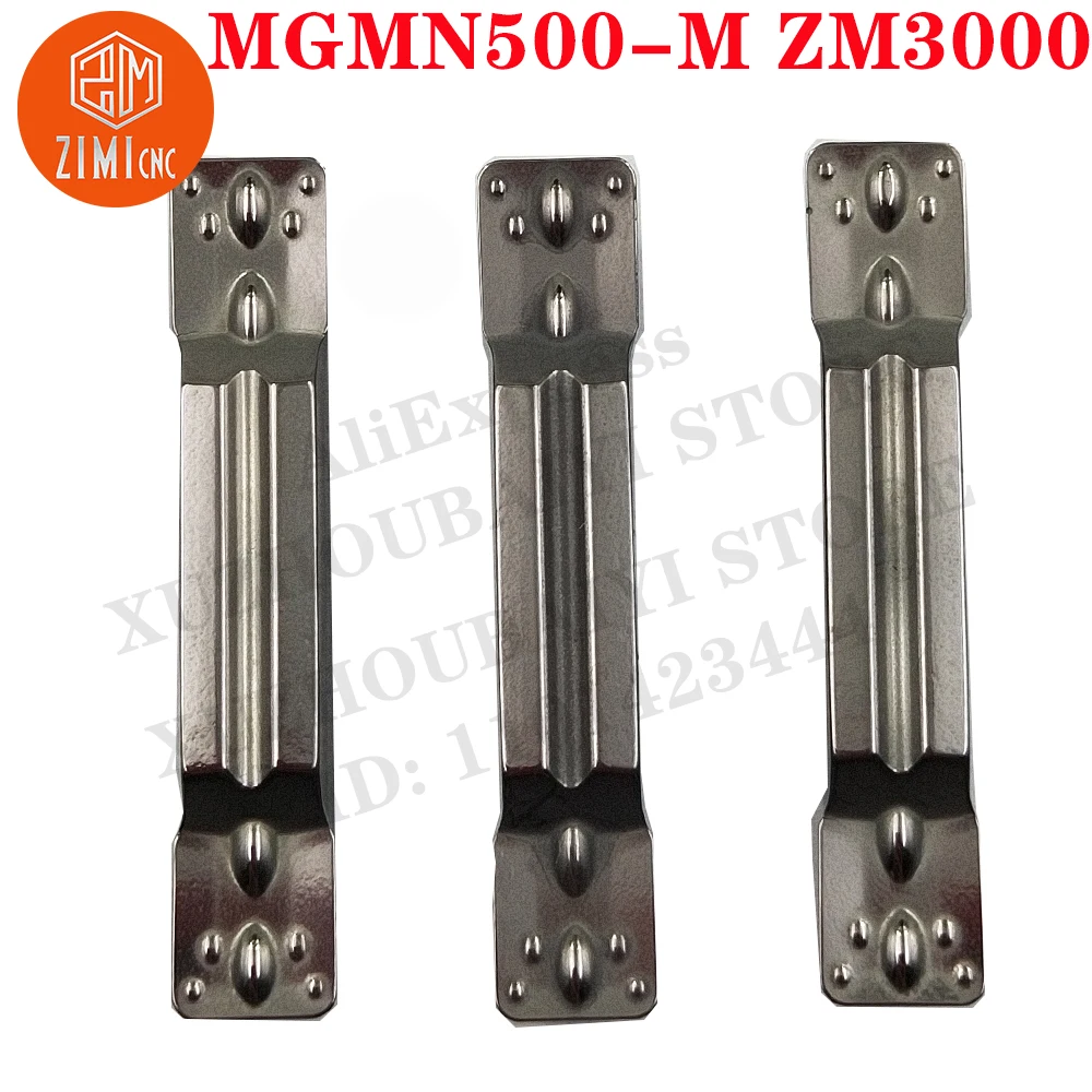 MGMN500-M ZM3000 معدن كربيد إدراجات مشقوقة باستخدام الحاسب الآلي رقاقة سريعة إدراجات الحز حامل خارجي أدوات القطع أدوات الحز إم جي إم إن