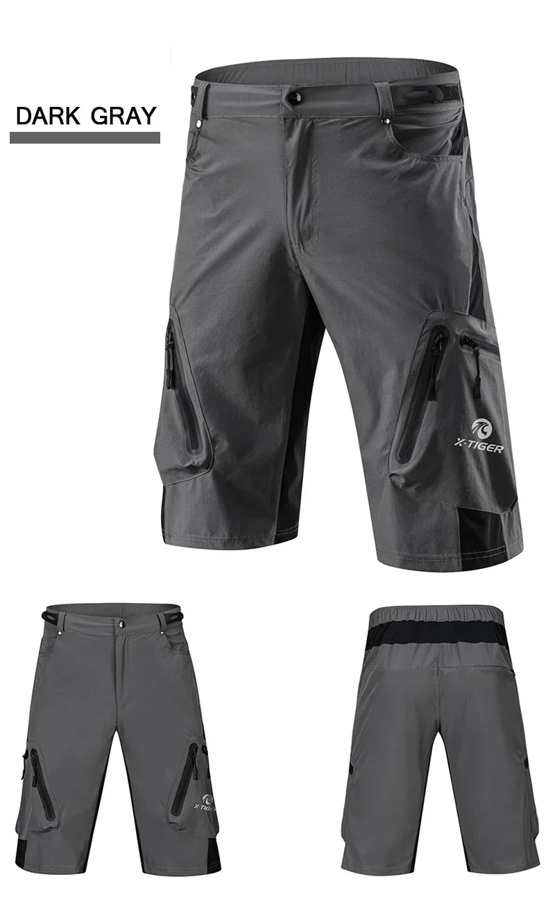 X-TIGER Mountainbike-Shorts Herren Sommer MTB Fahrradshorts Outdoor-Klettershorts Multitaschen-Mountainbike-Arbeitsshorts – Detail 16