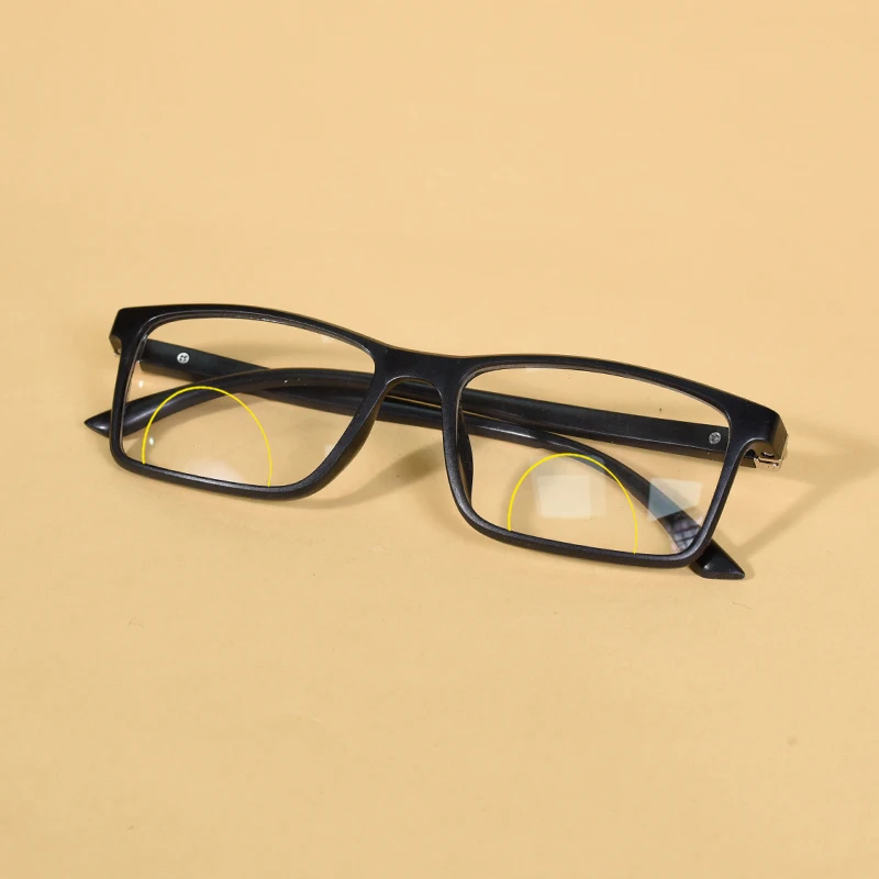Bifokale Linsen Progressive Multifokus-Lesebrille für Männer Anti-Blaulicht Nah-Fern-Lesebrille Metall Gafas + 100 + 200 + 300 – Detail 3