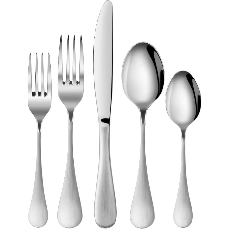 

RAIN Series Stainless Flatware Set Window Box Matte Finish Handle 20Piece