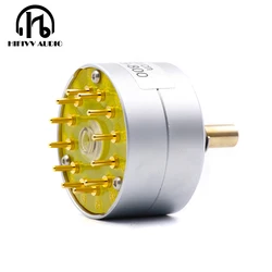 HIFI Audio Amplifiers Switch EIZZ 3 Positions 4 Poles Signal Source Selector Rotary Signal Selection Input Adjust Switchs