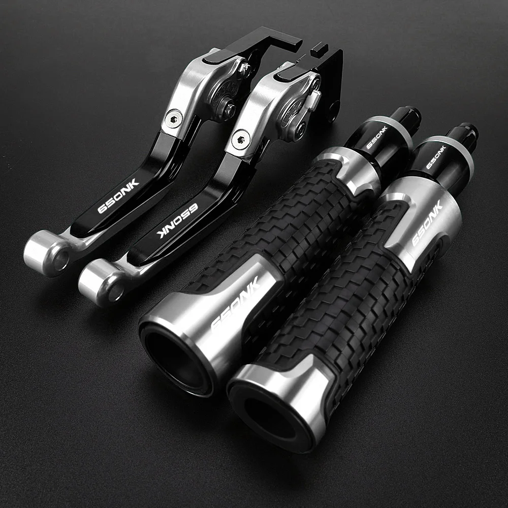 Motor Accessories For CFMOTO CF MOTO 650NK 650 NK 2020 2021 Adjustable Brake Clutch Levers 22MM Handlebar grips Handle End set