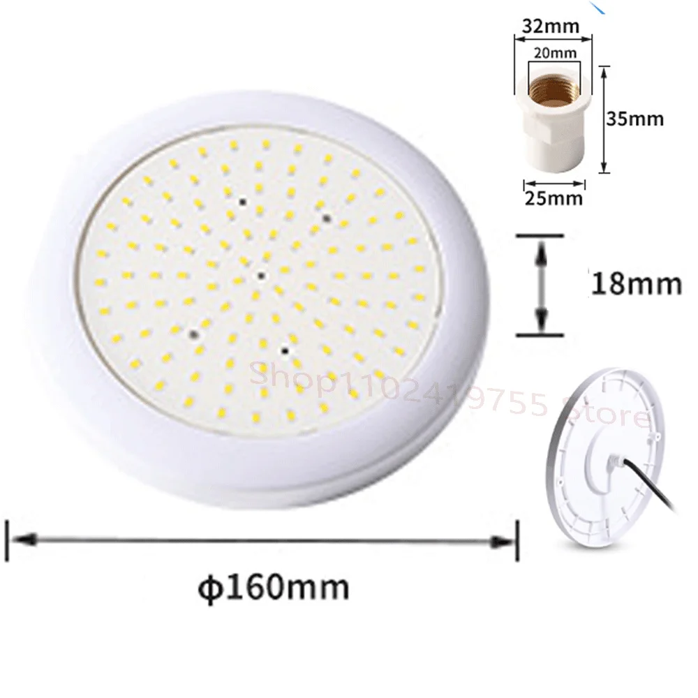 Remote Control AC/DC12V 20W RGB LED Swimming Pool Light IP68 Waterproof Outdoor  UnderWater Lamp Pond LED Piscina Luz Spotlights