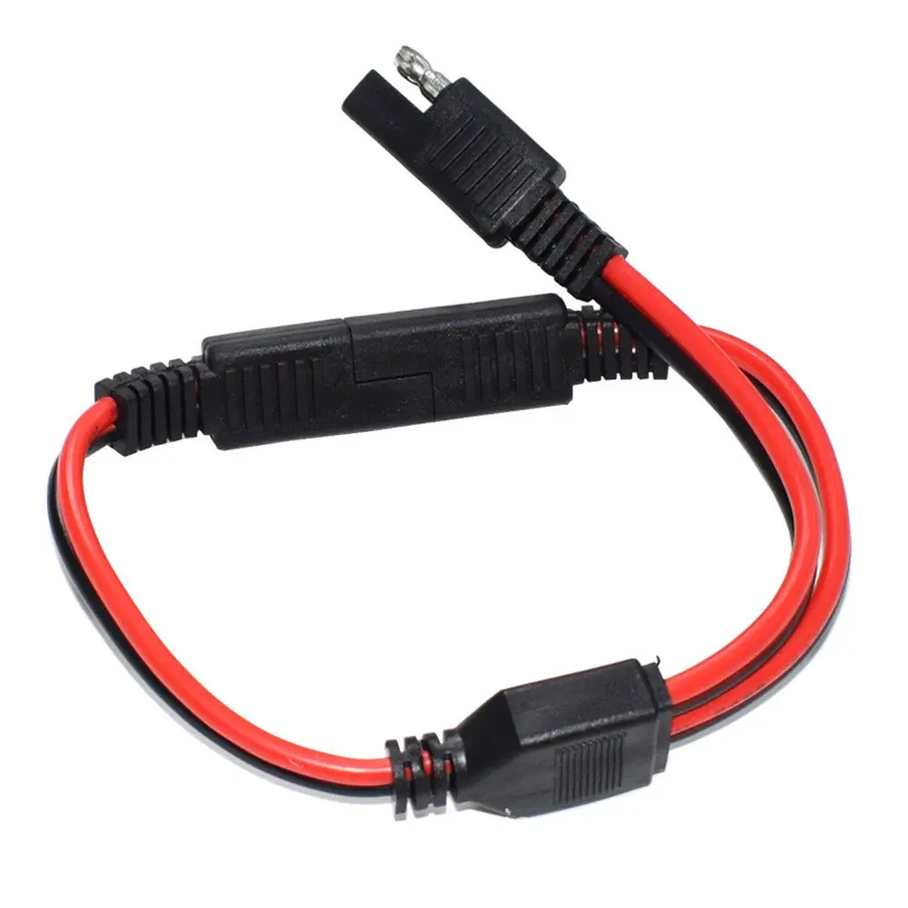 Sae Extension Cable 1 to 2 Power Plug Injection Molding Sae Power Extension Cable Connector Quick Disconnect for Automotive