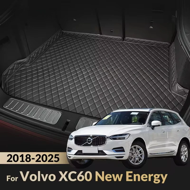 

For Volvo XC60 New Energy 2018-2025 24 23 22 21 20 19 3D Car Trunk Mat Car Accessories Auto Interior Decoration