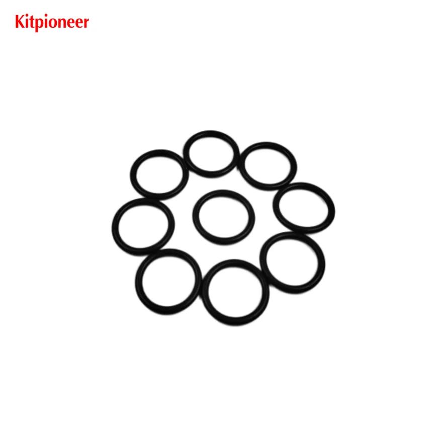 9-компонентные черные уплотнительные кольца, запасные части для машины для мороженого, прокладки, аксессуары, маленькие уплотнительные кольца, круглое кожаное кольцо, оригинальное