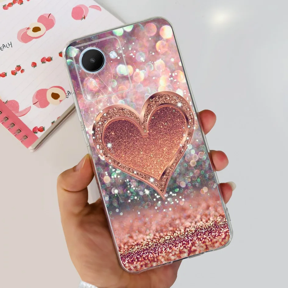 For Realme C30 Case RMX3581 RMX3623 Phone Cover Fashion Marble Cartoon Fundas Soft Cases For Realme C30S C 30 S RealmeC30 Bumper
