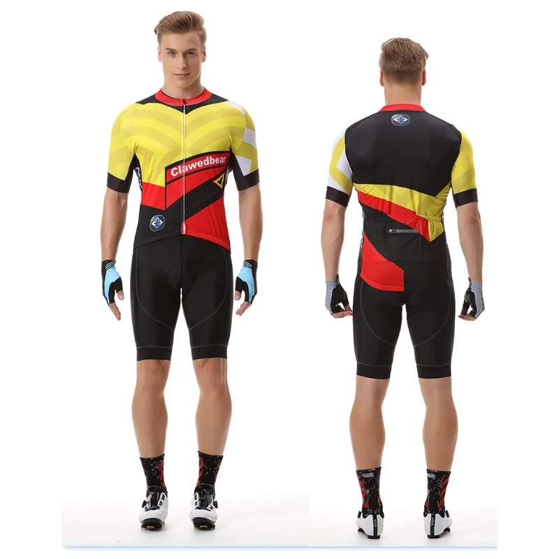 

Autumn and Winter Cycling Clothes Men's Cycling Clothes Long Sleeves Moisture-wicking Cycling Clothes and Pants Sets