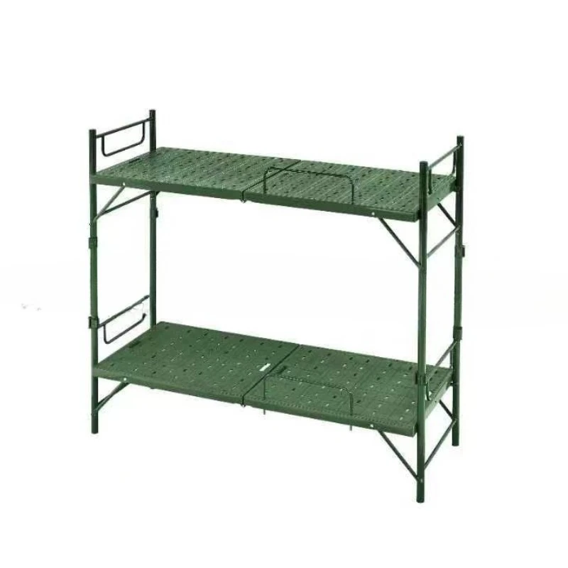 

Type 880 folding bed, row J bed, camping bed, upper and lower beds, steel-plastic folding bed