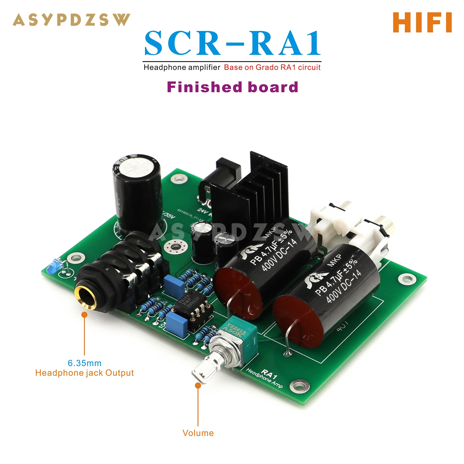 SCR-RA1 HIFI JRC4556 wzmacniacz słuchawkowy zestaw DIY/baza gotowa płyta na obwodzie Grado RA1