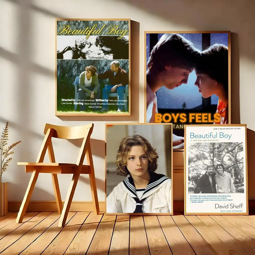 Movie Beautiful Boy Poster Easy To Install Self Adhesive HD Wall Decor Waterproof Tear Resistant Home Bedroom Perfect Gift