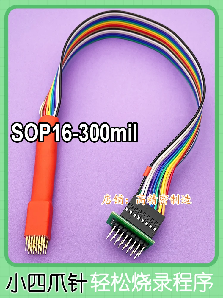 Imagem -04 - Teste o Pino da Mola da Sonda Microplaqueta da Queimadura Soic16 Sop16 Sop18 Passo 127