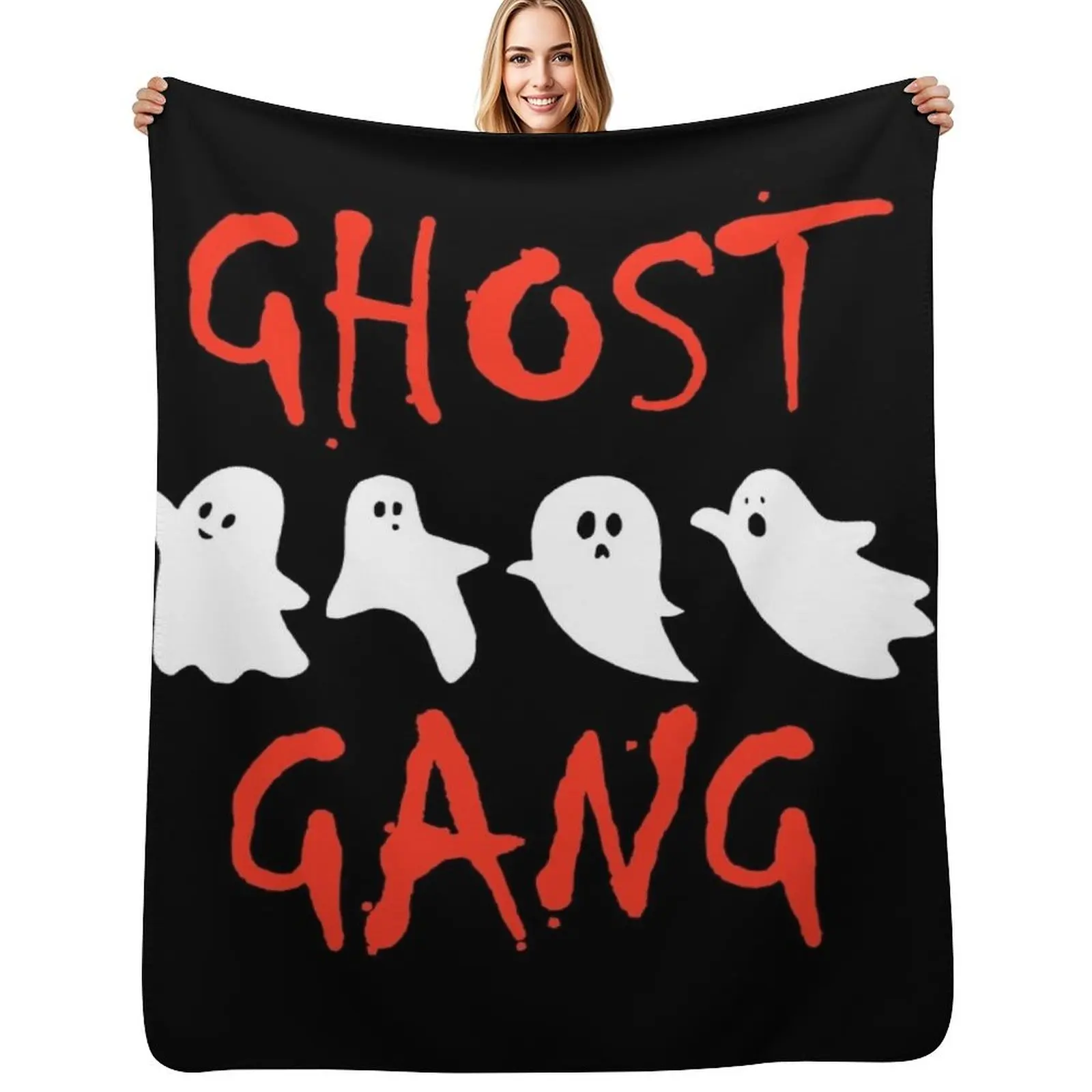 

Ghost Gang Throw Blanket Nap Sleeping Bag Giant Sofa Plush Blankets