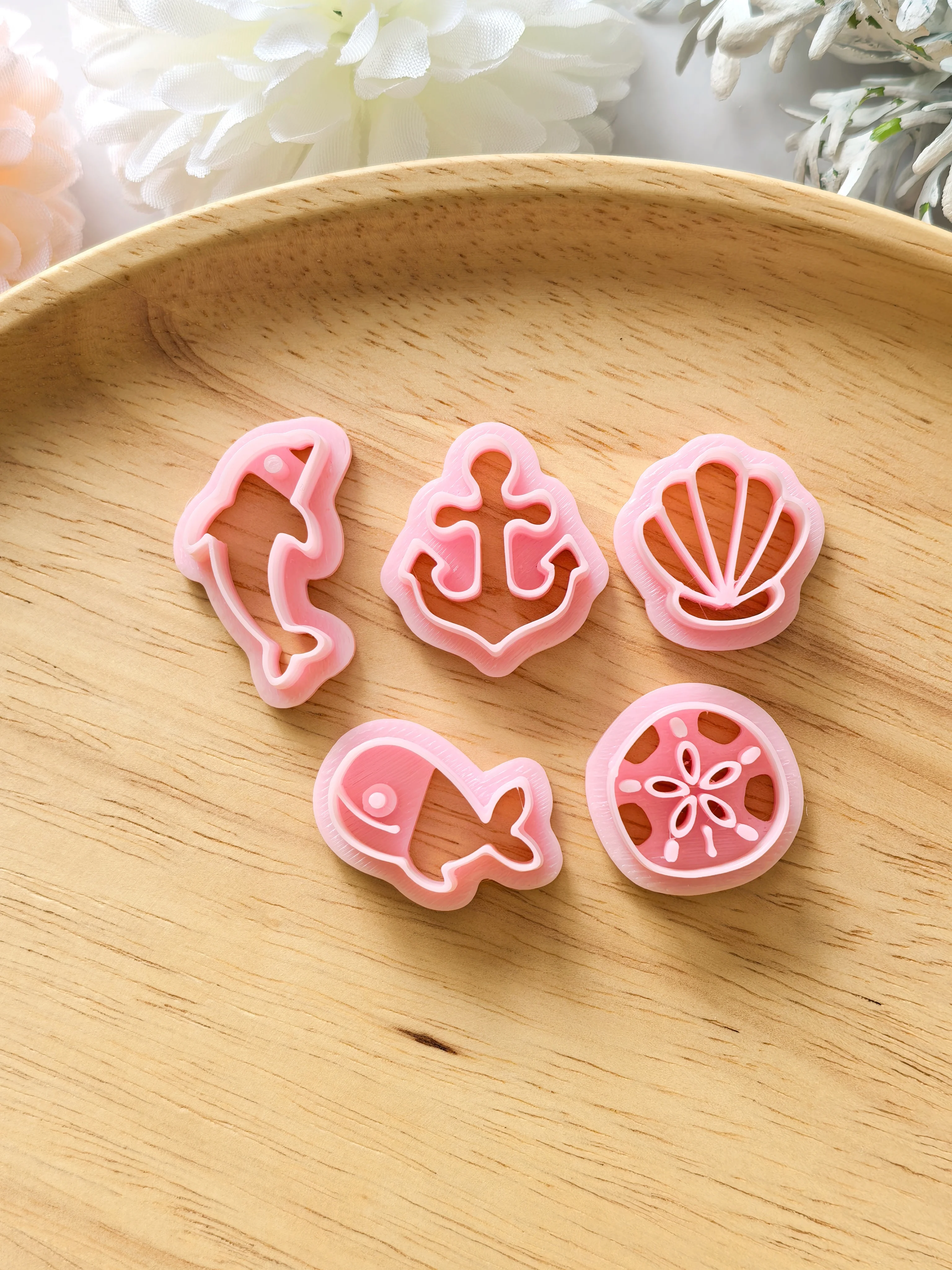 

Mini Ocean Series Polymer Clay Cutter Dolphin/Whale Clay Cutting Molds DIY Earrings Jewelr Making Hand Tools Soft Clay Tools Set