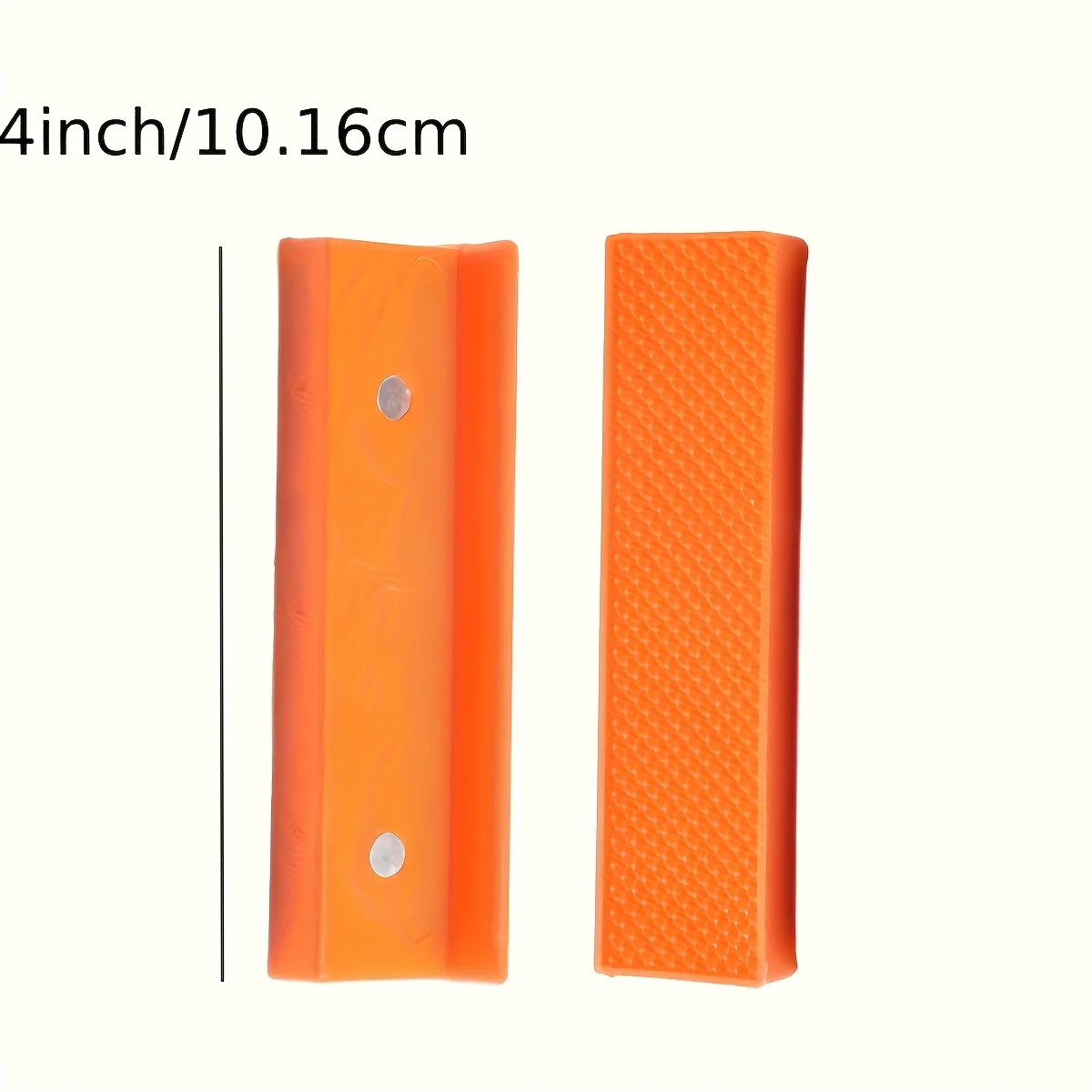 Nylon Bench Vise Jaw Pads Protective Strip Soft Grip Jaw Covers Replacement for Common Workshop Tools Clamping Accessories