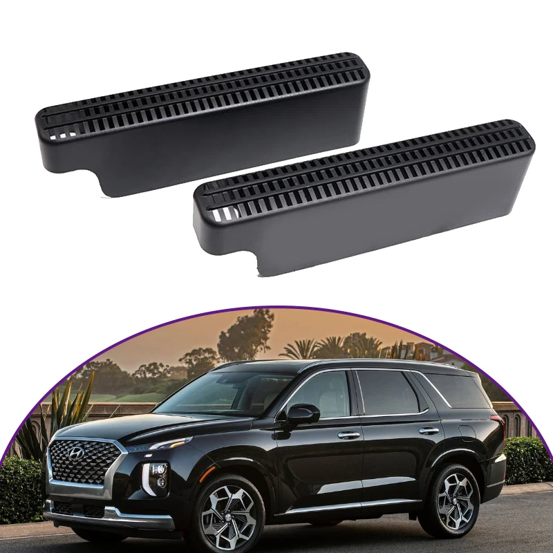 for Hyundai Palisade LX2 2019 2020 2021 2022 2023 Accessories Car Under Seat Air Conditioner Duct Outlet Covers Ventilation Vent