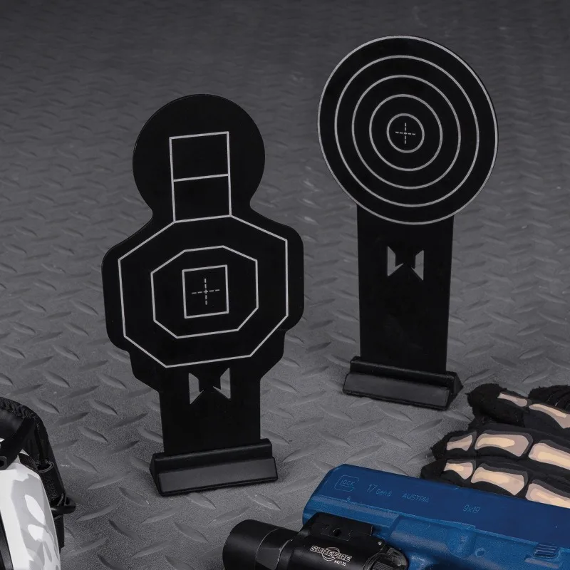 2pcs Professional Training Metal Shooting Targets, Impact-resistant, Small Scoring Targets for Shooting