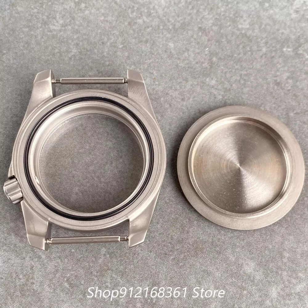 40mm Titanium 3.8 Crown Sandblasted 316L Watch Case for NH35 NH36 NH38 NH70 NH72 ETA2824 PT5000 SW200 ST2130 Sapphire Crystal